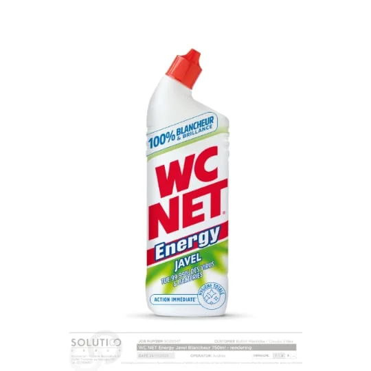 Gel Nettoyant WC Javel Action Immédiate