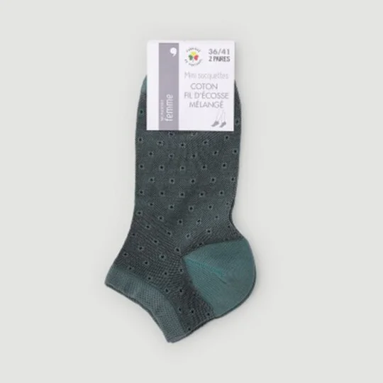 Monoprix Femme Socquettes Noires TU