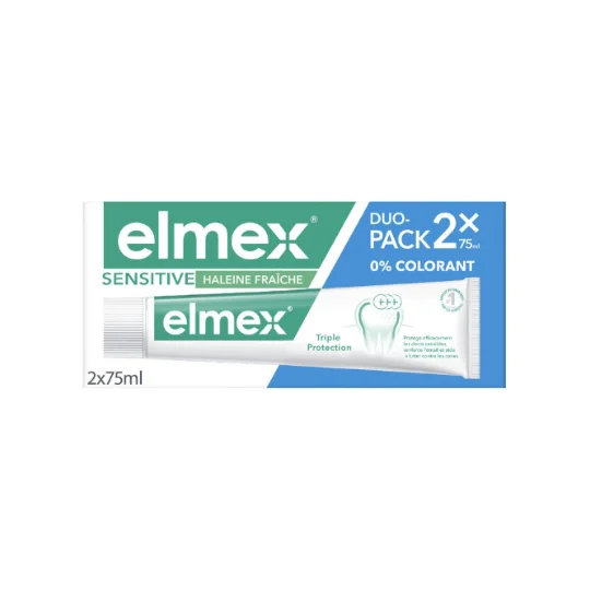 Dentifrice sensitive nettoyage fraicheur