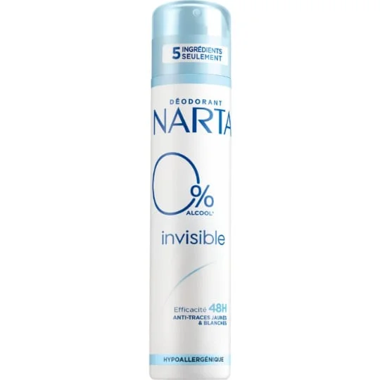 Déodorant Anti-Traces 48h Inivisible 0%