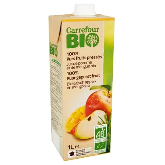 Jus de fruits pomme mangue