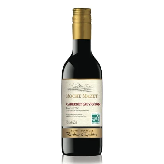Vin rouge cabernet sauvignon Pays d'Oc
