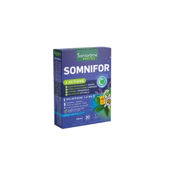 Complément Alimentaire Sommeil 4 Actions Mélatonine Somnifor