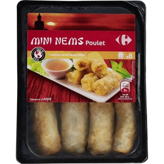 Mini Nems poulet + sauce Nuoc mâm