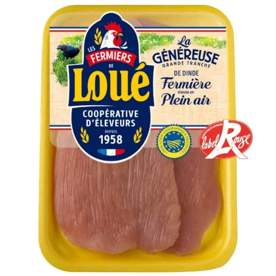 Filets de dinde fermière Label Rouge