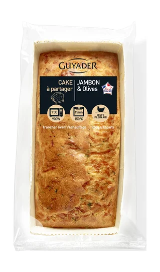 Cake jambon olives ,