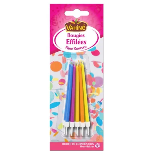 Bougies effilées