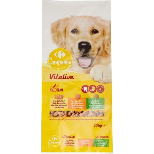 Croquettes pour chien volaille légumes
