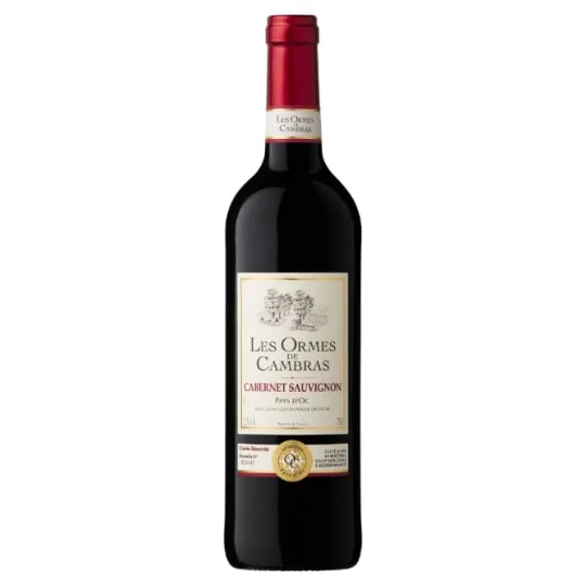 Vin rouge Pays d'Oc Cabernet Sauvignon