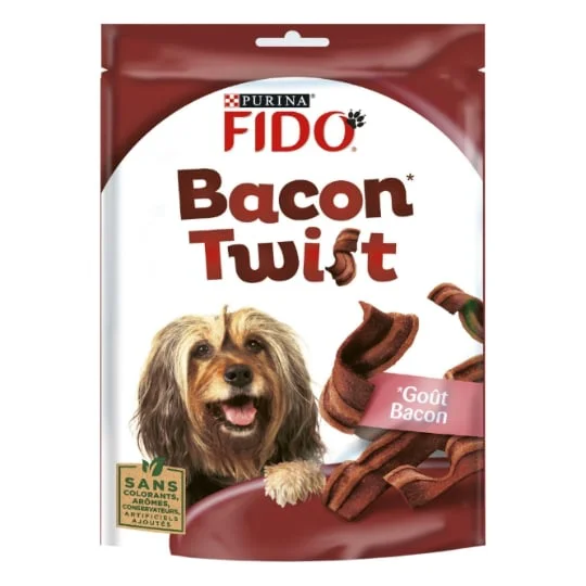 Récompense pour chien pour chien Bacon twist
