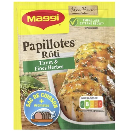 Papillotes rôti thym fines herbes