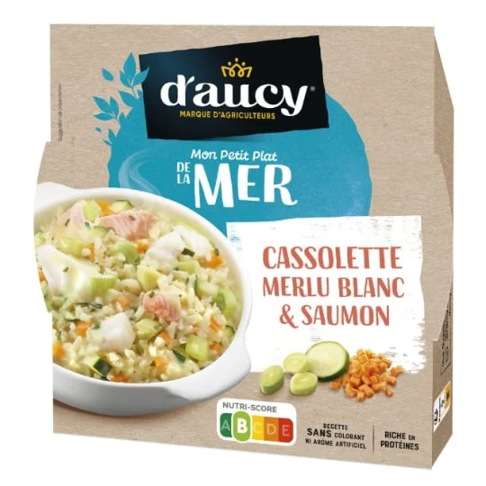 Plat Cuisiné cassolette merlu blanc & saumon