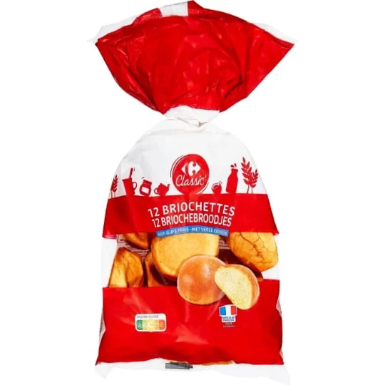 Briochettes aux oeufs frais