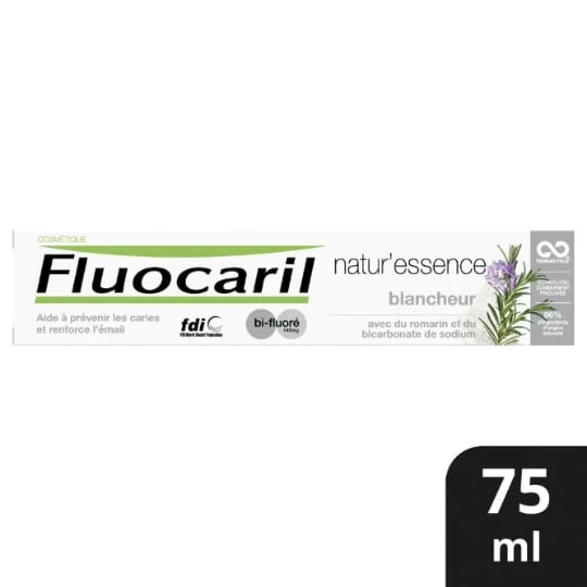 Dentifrice blancheur bi-fluoré