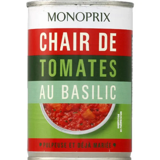 Chair de tomates au basilic