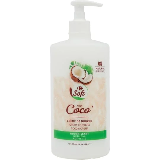 Crème de douche nourrissant coco