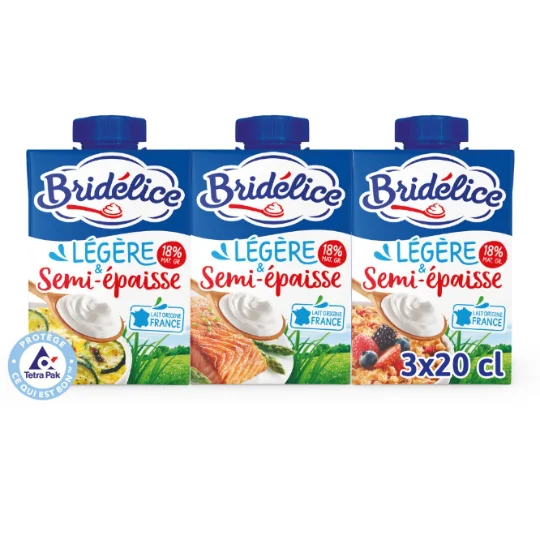 Crème Semi-épaisse Légère 18% Mat.Gr.