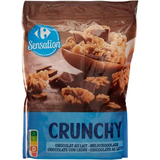 Céréales crunchy chocolat au lait
