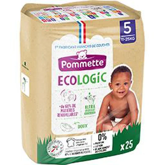 Couches Ecologic taille 5 : 11-25 kg