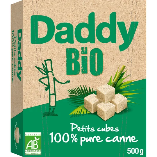 Petits cubes pure canne bio