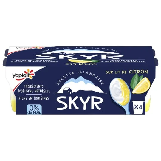 Yaourt citron 0% MG