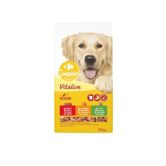 Croquettes pour chien Adulte medium au boeuf & aux légumes