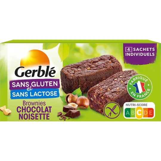 Sans Gluten - Brownies chocolat noisette