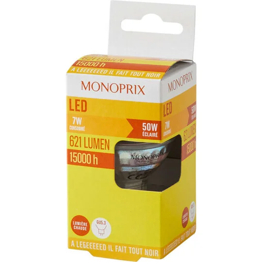Led Classique 50W GU5.3 Lumière Chaude