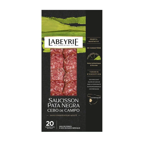 Saucisson - Pata Negra - Cebo de campo - 20 tranches