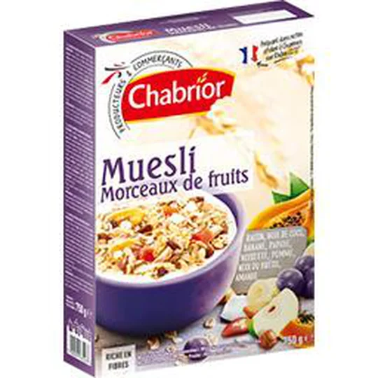Muesli morceaux de fruits