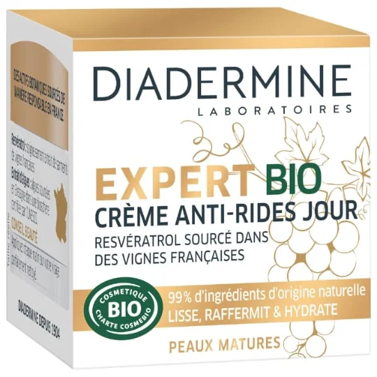 Crème visage jour expert anti-rides Bio