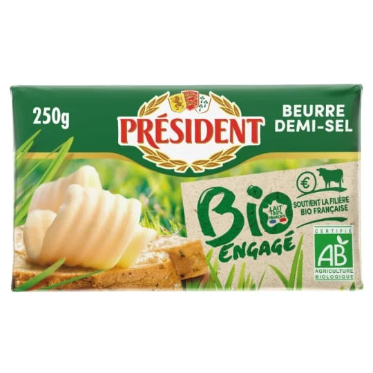 Beurre Bio Demi-sel - 80% MG