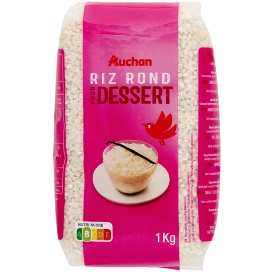 Riz rond pour dessert