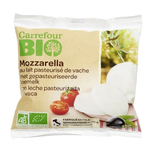 Mozzarella Bio Au Lait Pasteurisé