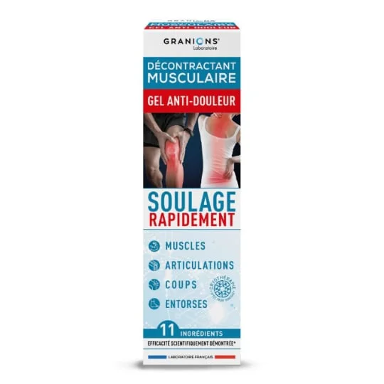 Gel Anti-Douleur Décontractant Musculaire Soulage Rapidement