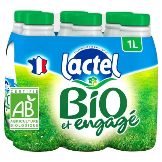 Lait Bio Ecrémé UHT