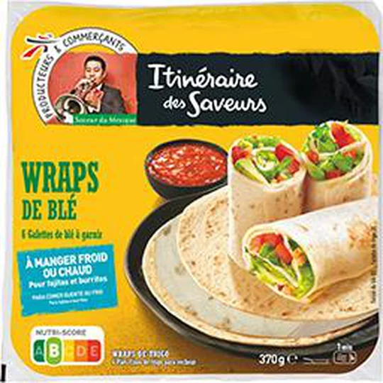 Wraps de blé - Saveur du Mexique
