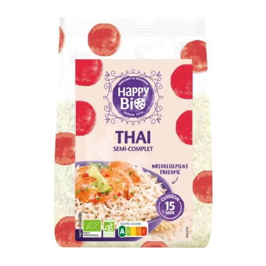 Riz thai semi-complet bio