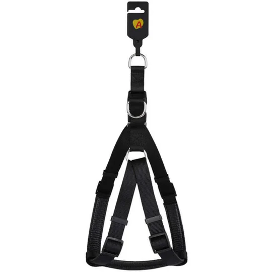 Harnais Basic Confort T3 25mm et 75/96cm pour Chien Noir