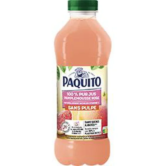 100% pur jus pamplemousse rose sans pulpe