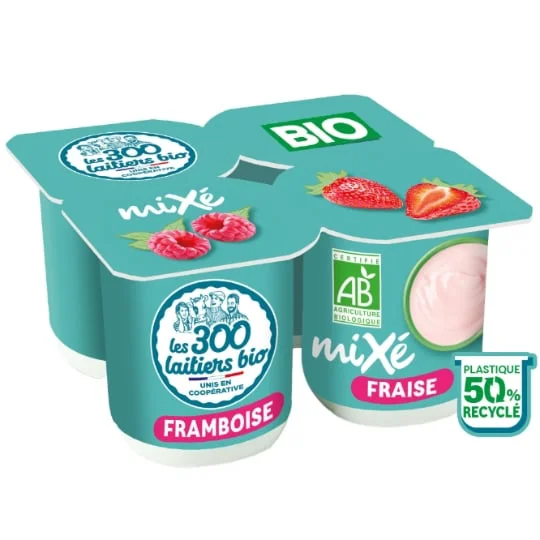 Yaourt aux fruits mixés brassé Bio