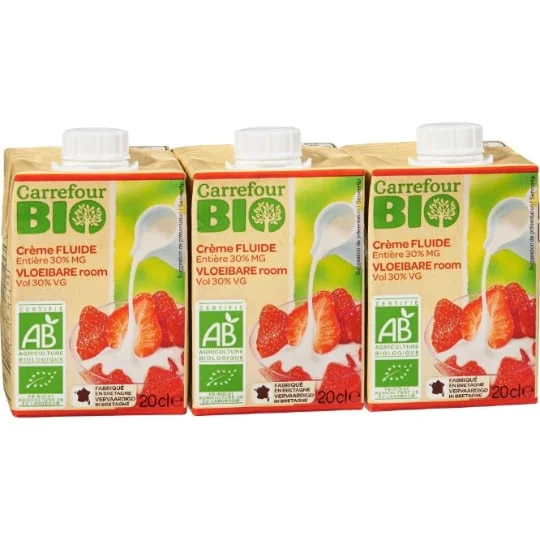 Crème fluide entière 30% MG