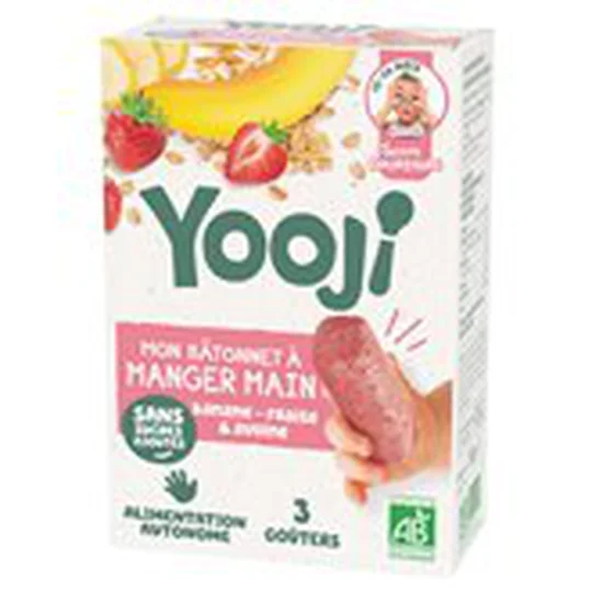 Bâtonnets Manger Main Bio Fraise banane avoine