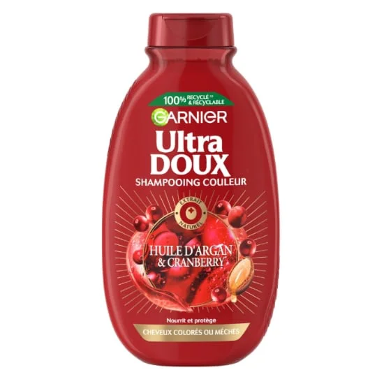 Shampoing Couleur Cheveux Colorés Huile d'Argan & Cranberry