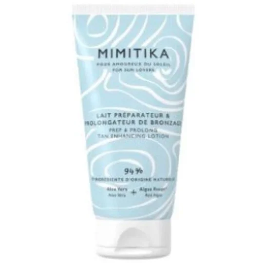 Lait préparateur et prolongateur de bronzage