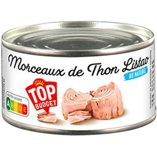Morceaux de thon Listao au naturel