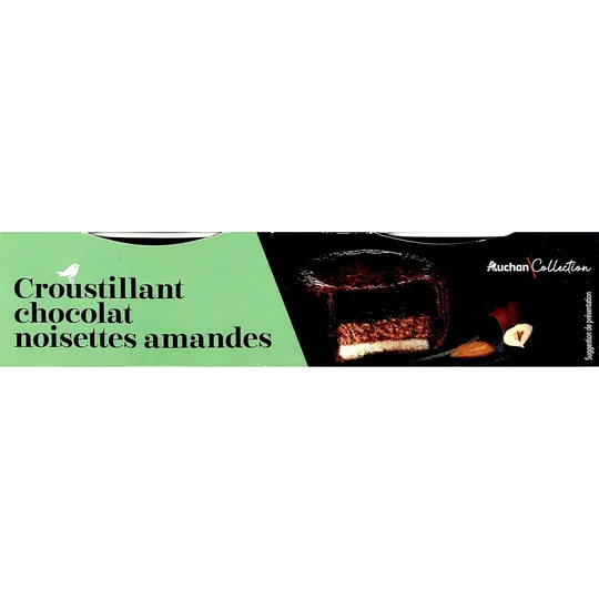 Dessert croustillant au chocolat noisette