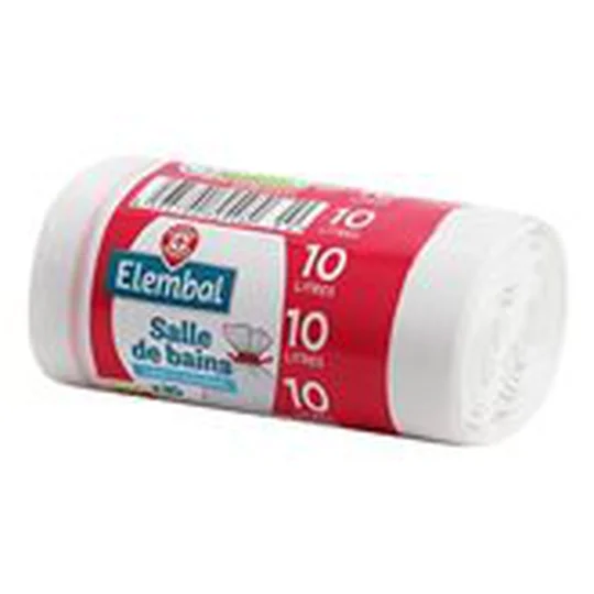 Sacs poubelle 10L Salle de bain - x20