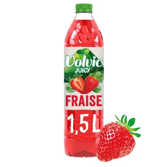 Eau aromatisée fraise Juicy