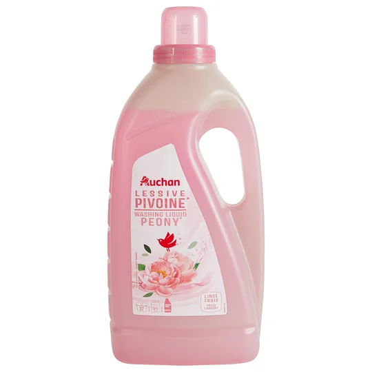 Lessive liquide florale pivoine